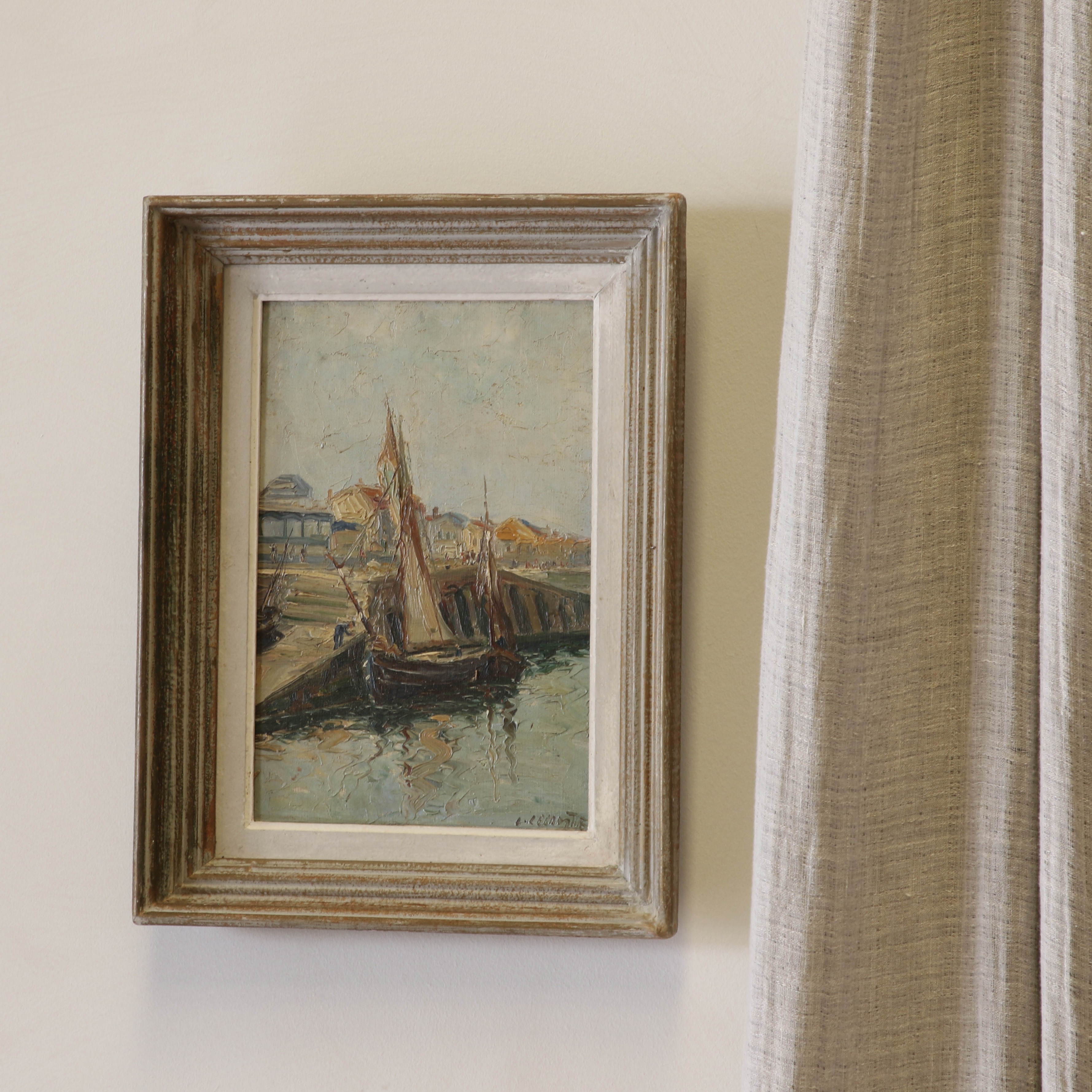 Oil Painting of Sailing Boat